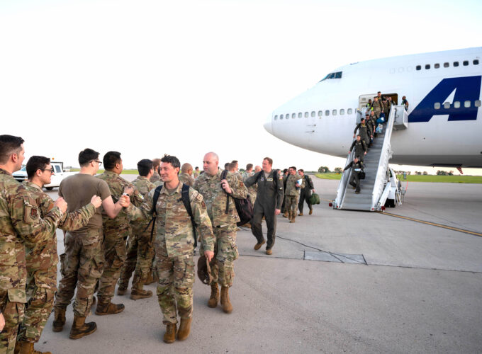 Minot AFB airmen return from England News Sports Jobs Minot Daily